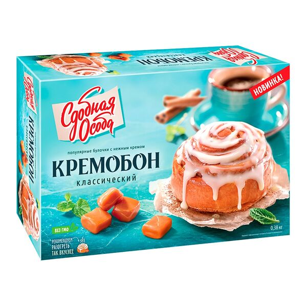 Пирог Сдобная особа Кремобон классический, 380 г