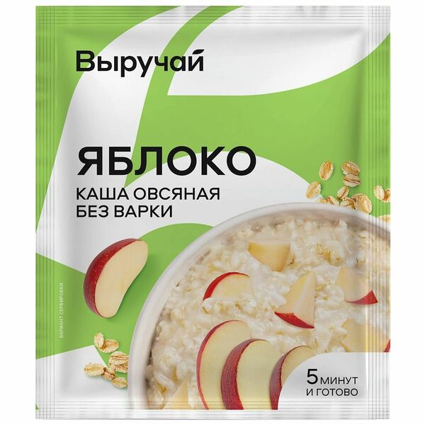 Каша Выручай овсяная с яблоком 40 г