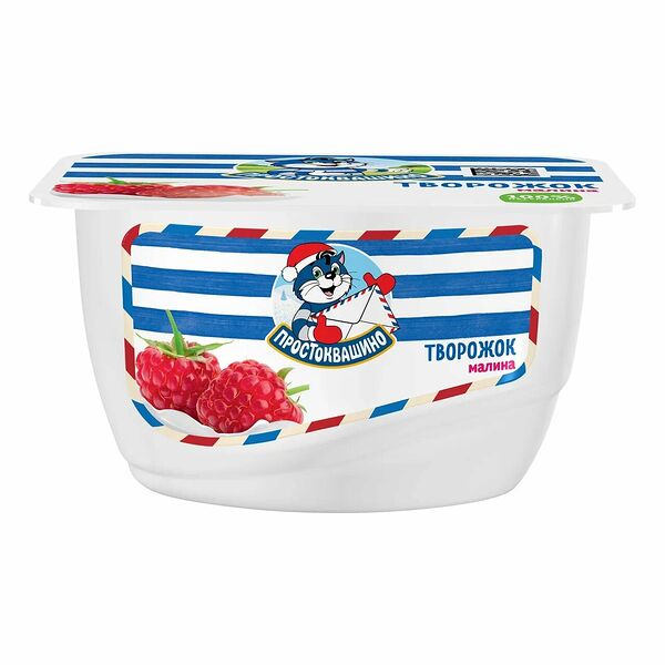 Творожок Простоквашино с малиной 3.6% 130 г