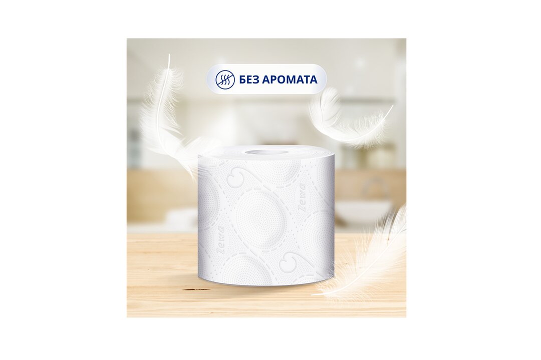 

Туалетная бумага Zewa Deluxe Без аромата 3 слоя 12 рулонов