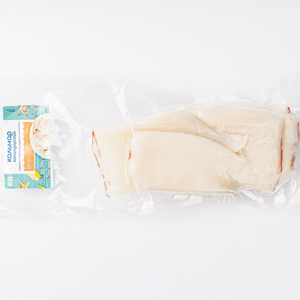 Кальмар командорский тушка очищенная судовой заморозки, 500 г