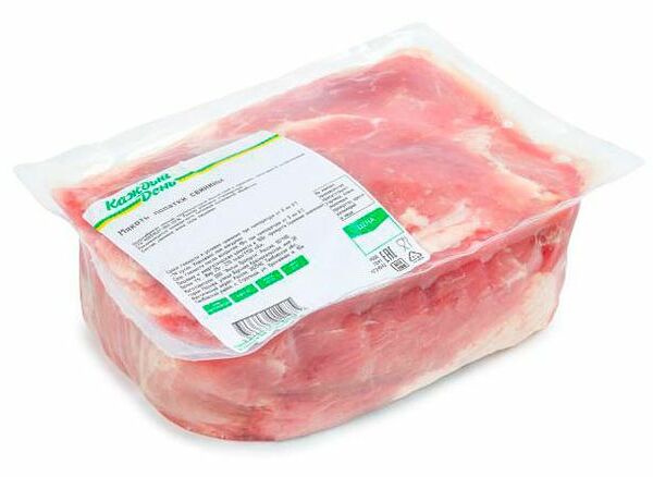 Мякоть лопатки свинины Каждый день охлажденная (0,8-1,2 кг), 1 упаковка 