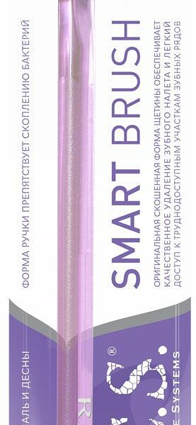 Зубная щетка R.O.C.S. Smart brush классическая мягкая 1 шт., цвет в ассортименте