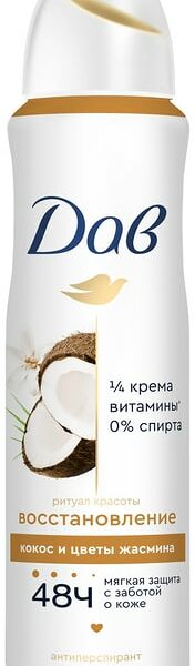 Антиперспирант-дезодорант Dove Ритуал красоты Восстановление с кокосом и цветком жасмина 150мл