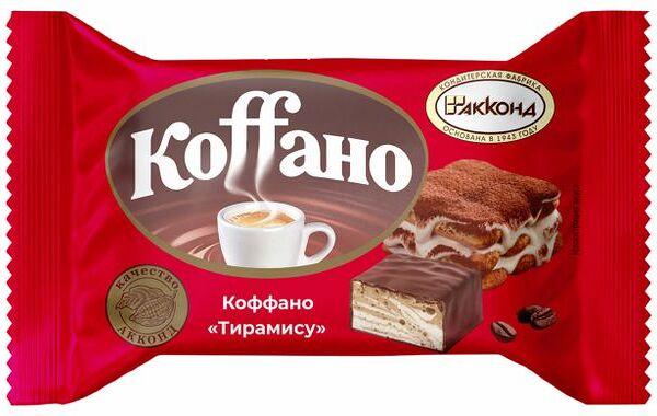 Конфеты шоколадные Акконд Коффано Тирамису вес