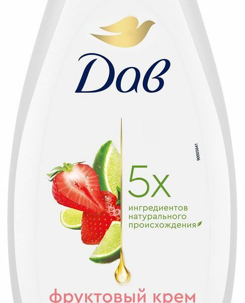 Гель для душа Dove клубника-лайм, 250 мл