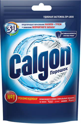 

Средство для стиральной машины Calgon 3в1 для смягчения воды и предотвращения образования накипи 200 г