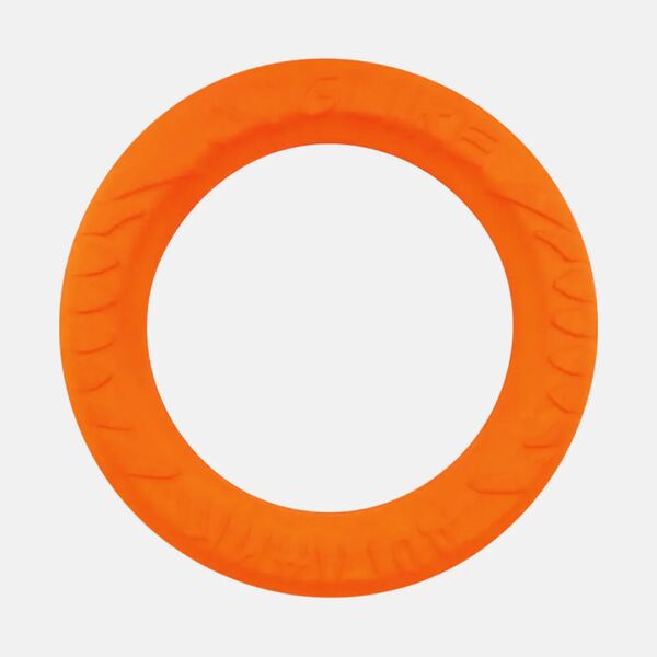 Игрушка для собак Pet Hobby Кольцо восьмигранное большое 34 см оранжевое