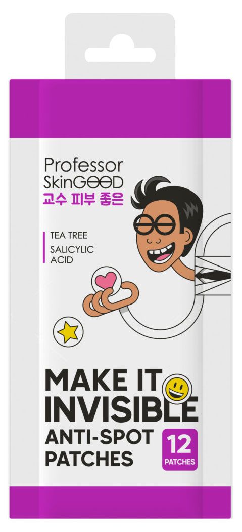 

Пластыри от прыщей Professor Skingood с экстрактом чайного дерева 12 шт