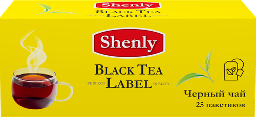 

Чай черный Shenly байховый 25 пакетиков 42.5 г