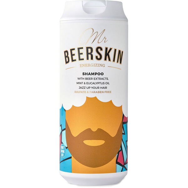 Шампунь для волос мужской Beerskin Бодрящий 440 мл