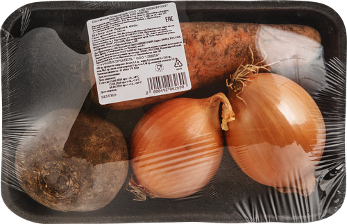 

Набор для борща, лук, морковь и свекла, 600 г