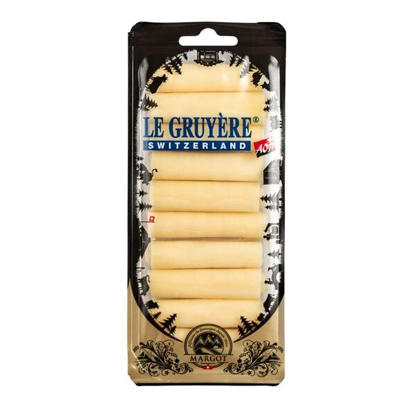 Сыр Margot Fromages Gruyere 49% в рулетиках 100 г