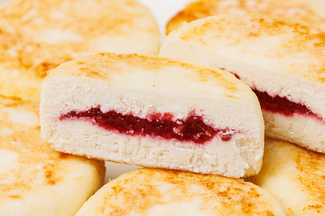 

Сырники с малиновой начинкой, Продукт замороженный, 360 г