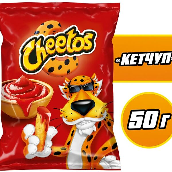 Снеки кукурузные Cheetos Кетчуп 50г