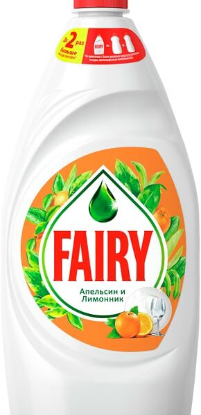 Средство для мытья посуды Fairy Апельсин и лимоннник 900мл