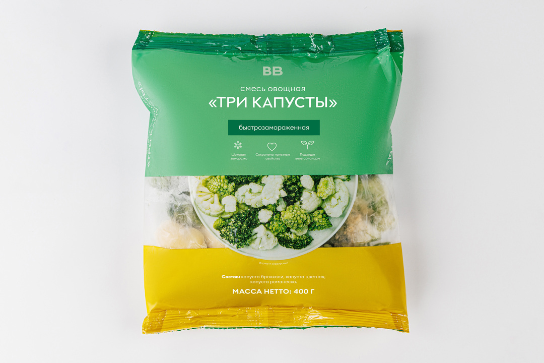 

Смесь овощная "Три капусты"(Продукт замороженный)