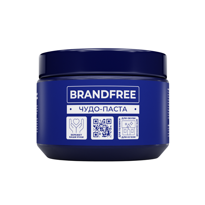 

Чистящая паста Brandfree пятновыводитель для твёрдых поверхностей 500 г