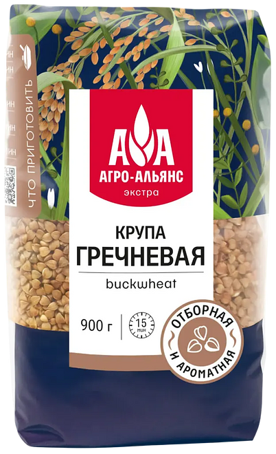 

Гречка Агро-Альянс элитная Экстра 900 г
