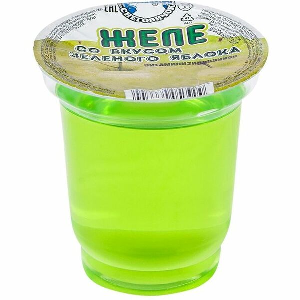 Желе Снеговичок зеленое яблоко 150 г