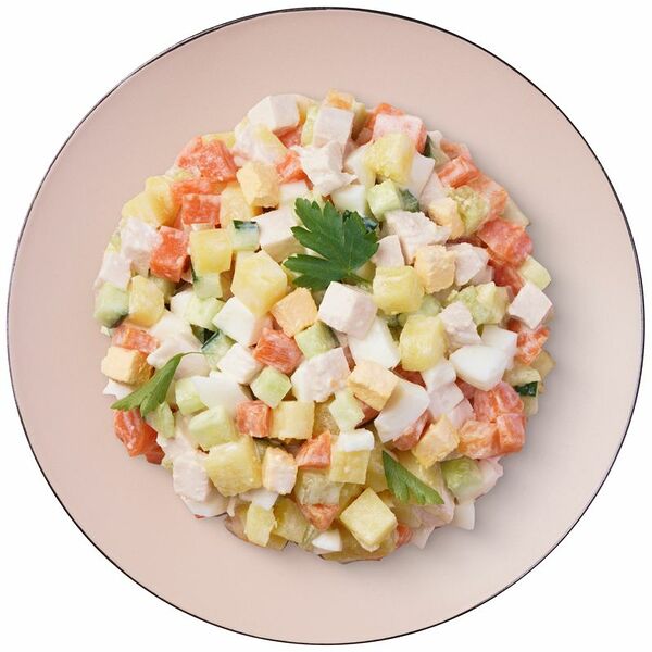 Салат Пятёрочка Кафе Столичный с курицей 200 г