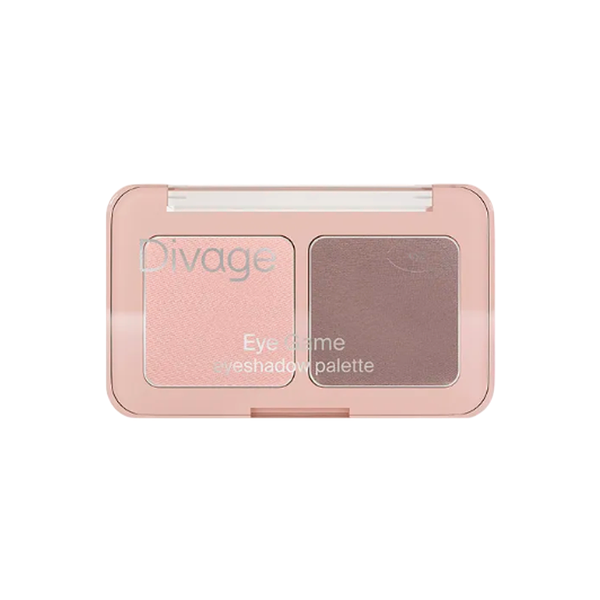 Тени для век двухцветные Divage Eye Game 02 Нюд 4.5 г