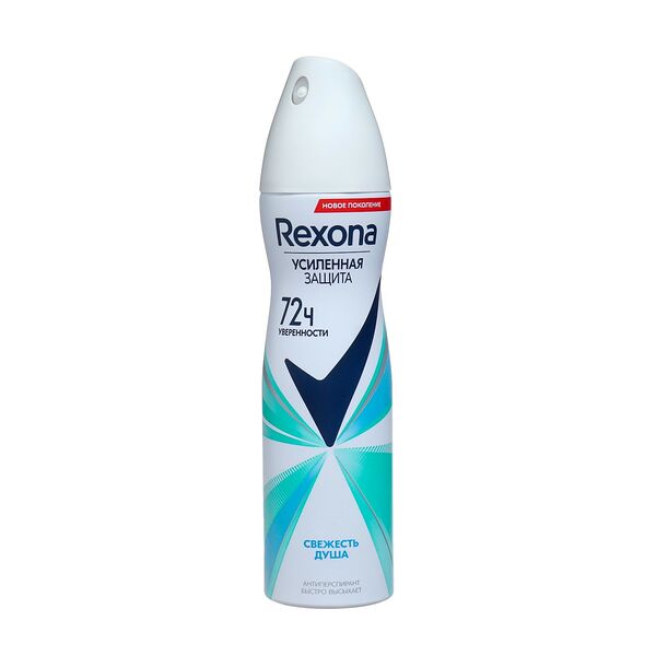 Дезодорант-антиперспирант женский спрей Rexona Свежесть душа 150 мл
