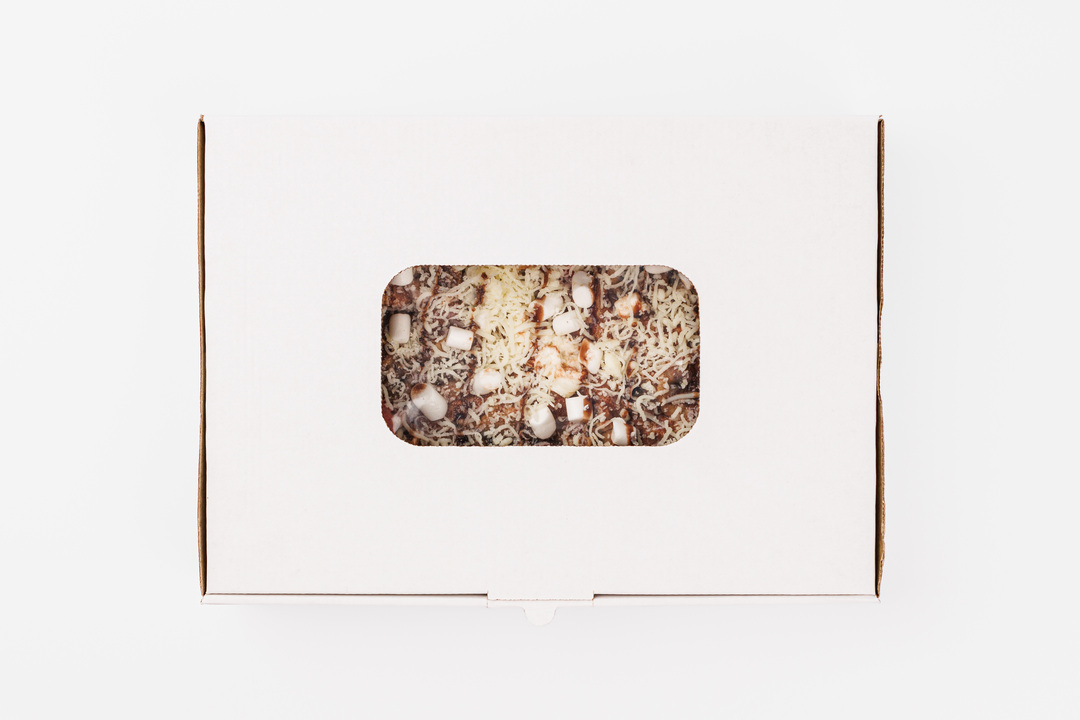 

Пицца ВкусВилл римская фруктовая с шоколадным соусом, сыром и маршмеллоу 450 г