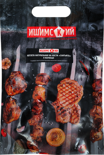 

Свинина ИШИМСКИЙ Котлета н/к Сантьяго в маринаде дой пак охл вес до 1.0 кг