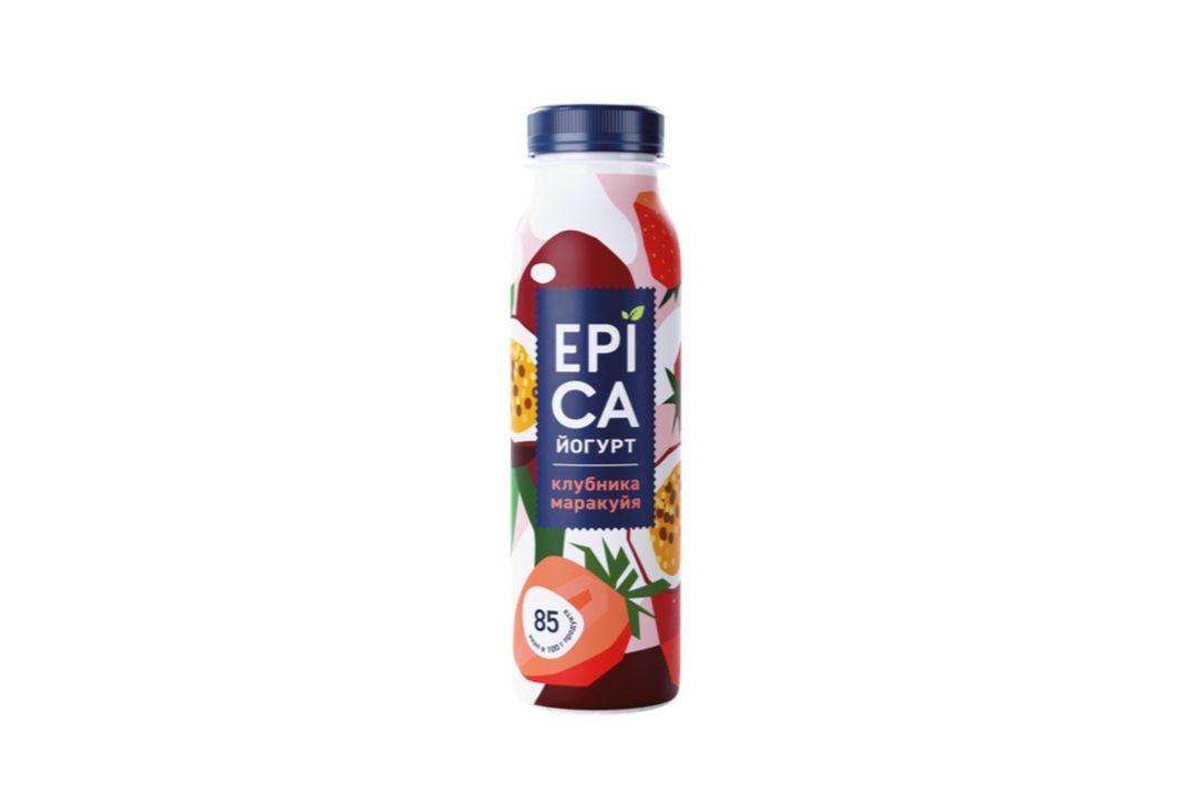 

Йогурт питьевой Epica клубника - маракуйя 2,5%, 260 г