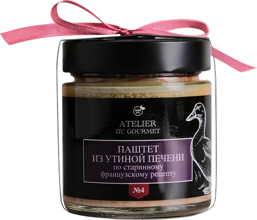 

Паштет запеченный Atelier du gourmet из утиной печени по старинному французскому рецепту 200 г