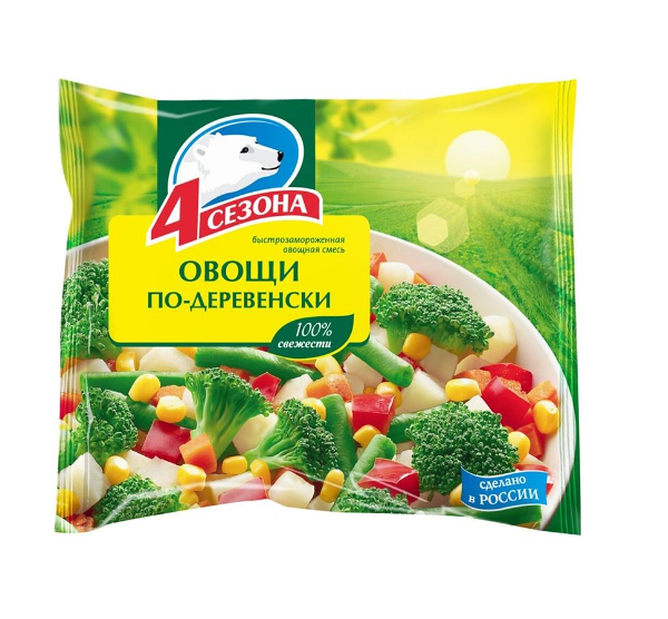 Овощи по-деревенски 4 Сезона, 400 г
