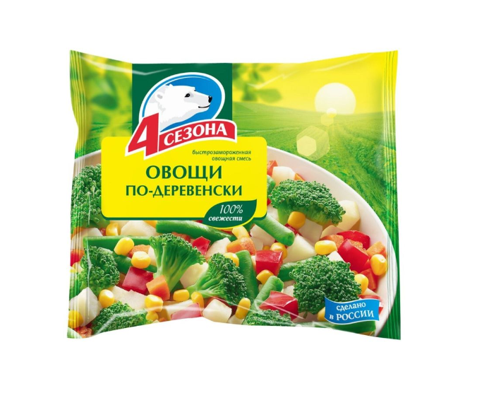 

Овощи 4 Сезона по-деревенски 400 г