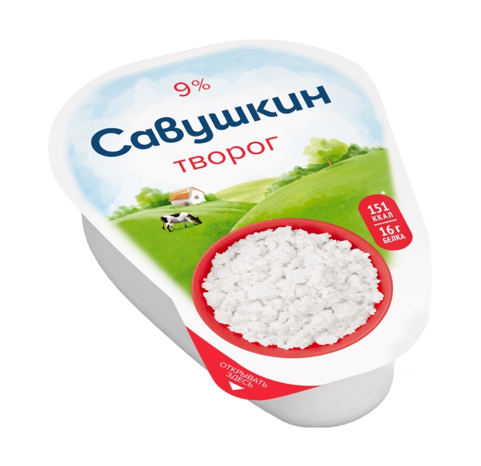 

Творог Савушкин Хуторок 9% 180 г