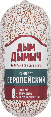

Колбаса Дым Дымыч Сервелат Европейский полукопченая 270 г
