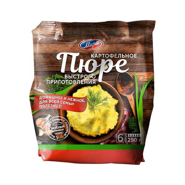 Пюре картофельное быстрого приготовления Мира 250г