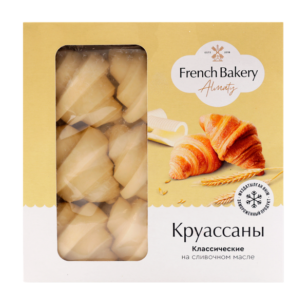 Мини-круассаны French Bakery Almaty классические 9 шт
