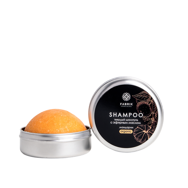 Шампунь Fabrik Cosmetology твердый мандарин эфирное масло Mix 55 г