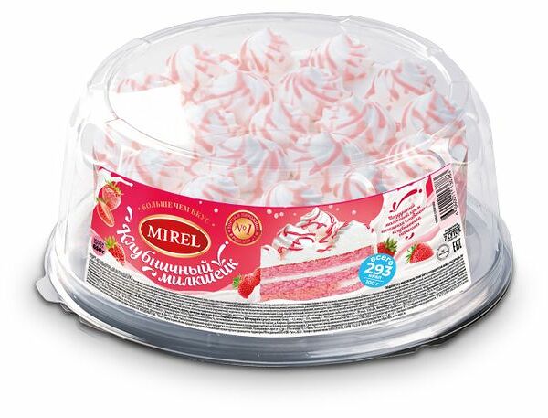 Торт Mirel Клубничный милкшейк 650 г