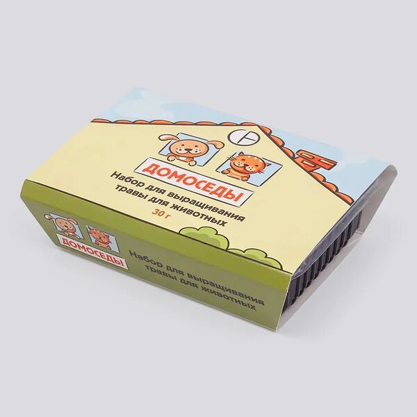 Набор для выращивания травы для кошек, собак, грызунов и птиц 30 г