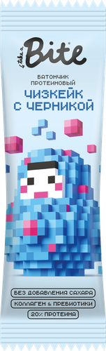

Батончик протеиновый Take a Bite глазированный Чизкейк с черникой 40 г