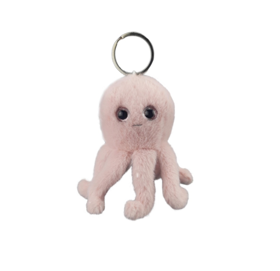 

Игрушка-брелок мягкая Плюшленд Осьминог