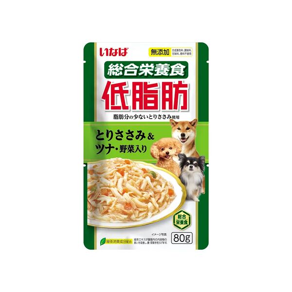 Влажный корм для собак Inaba Teishibo куриное филе с тунцом и овощами в желе 80 г