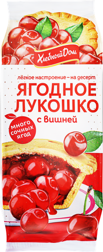 

Кекс Хлебный дом Ягодное лукошко с вишней 70 г х 2 шт