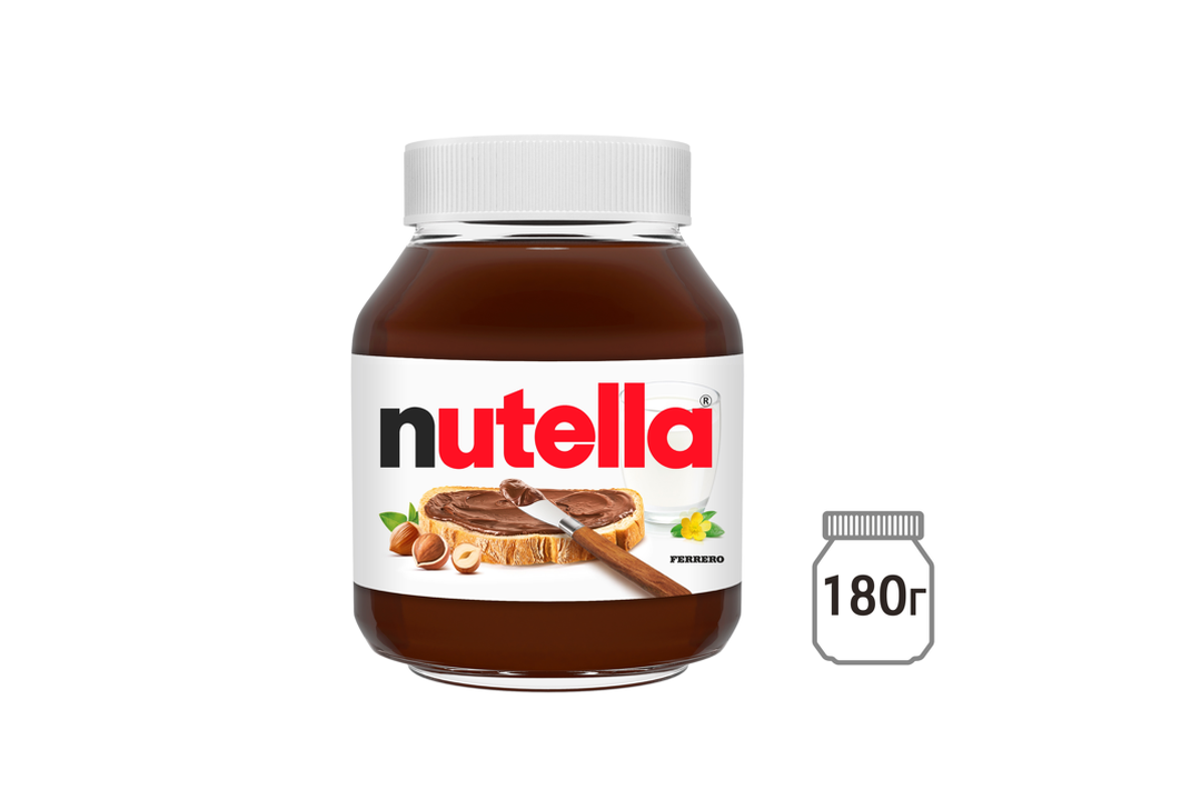 

Паста ореховая Nutella с добавлением какао 180 г