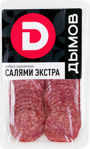 

Колбаса сырокопченая Дымов Салями Экстра нарезка 90 г