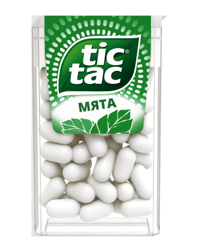 

Освежающее драже конфеты Tic Tac Мята 16 г