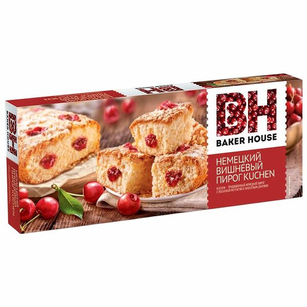 Пирог Baker House Kuchen Немецкий вишнёвый 350 г