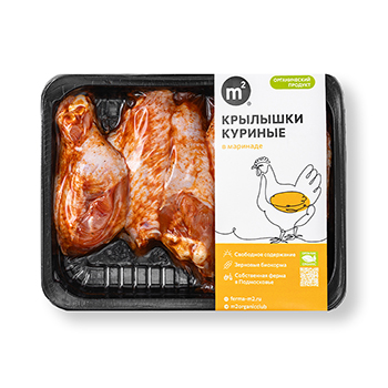 

Крылышки куриные в маринаде М2 500 г