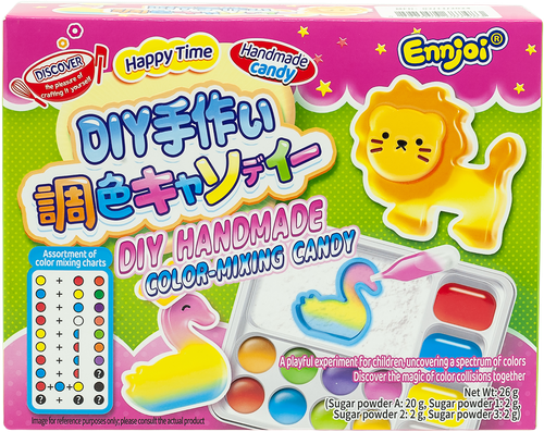 

Конфета жевательная GuandongLefen Сделай сам Color-mixing candy Разноцветные конфеты 26 г